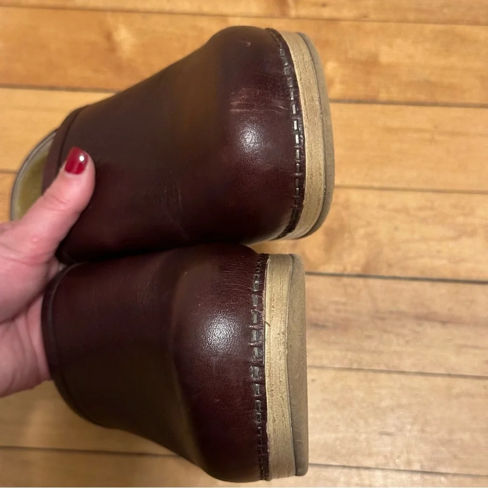 Dansko Brenna Cordovan Milled Leather Clog - Picture 9 of 12